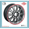 competitive price red alloy wheel red line alloy wheel for cars